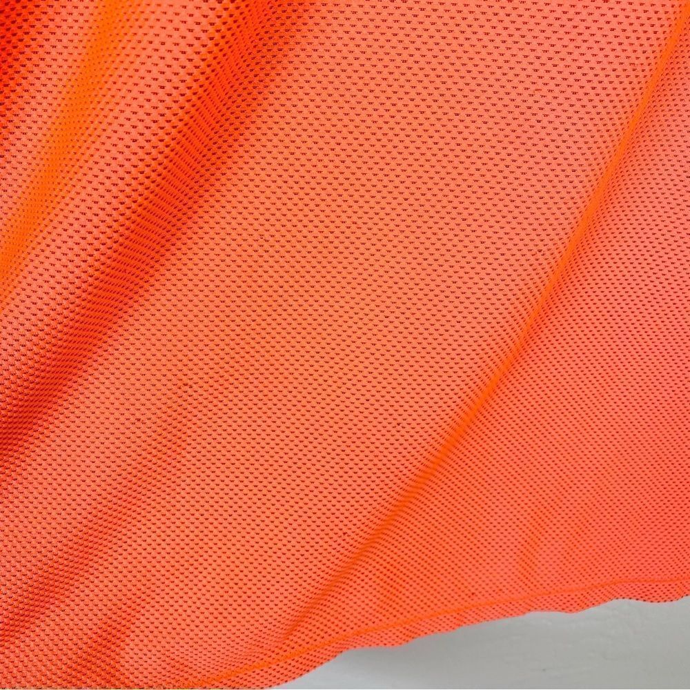 Calvin Klein Performance Orange Quarter Zip Pullover Jacket - Picture 4 of 5